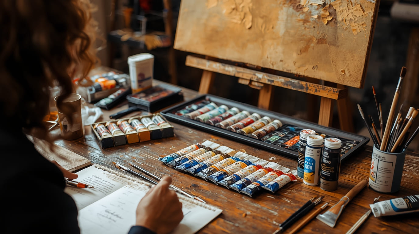 Winsor & Newton hos Spyxiuchitia